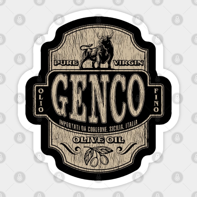 Genco Olive Oil Vintage Sticker by Talkad